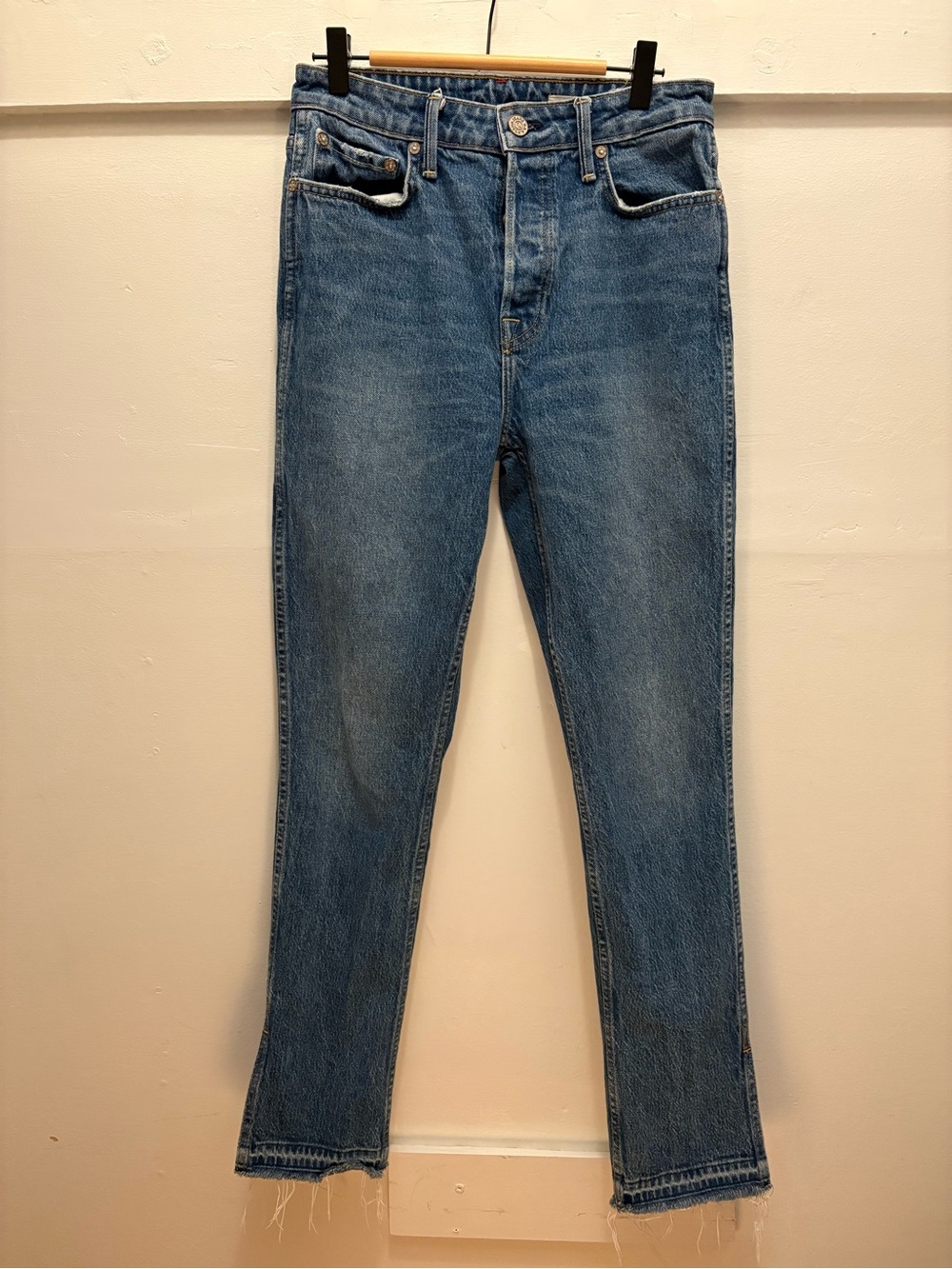 Noend Jeans Split Hem Button Fly - 27